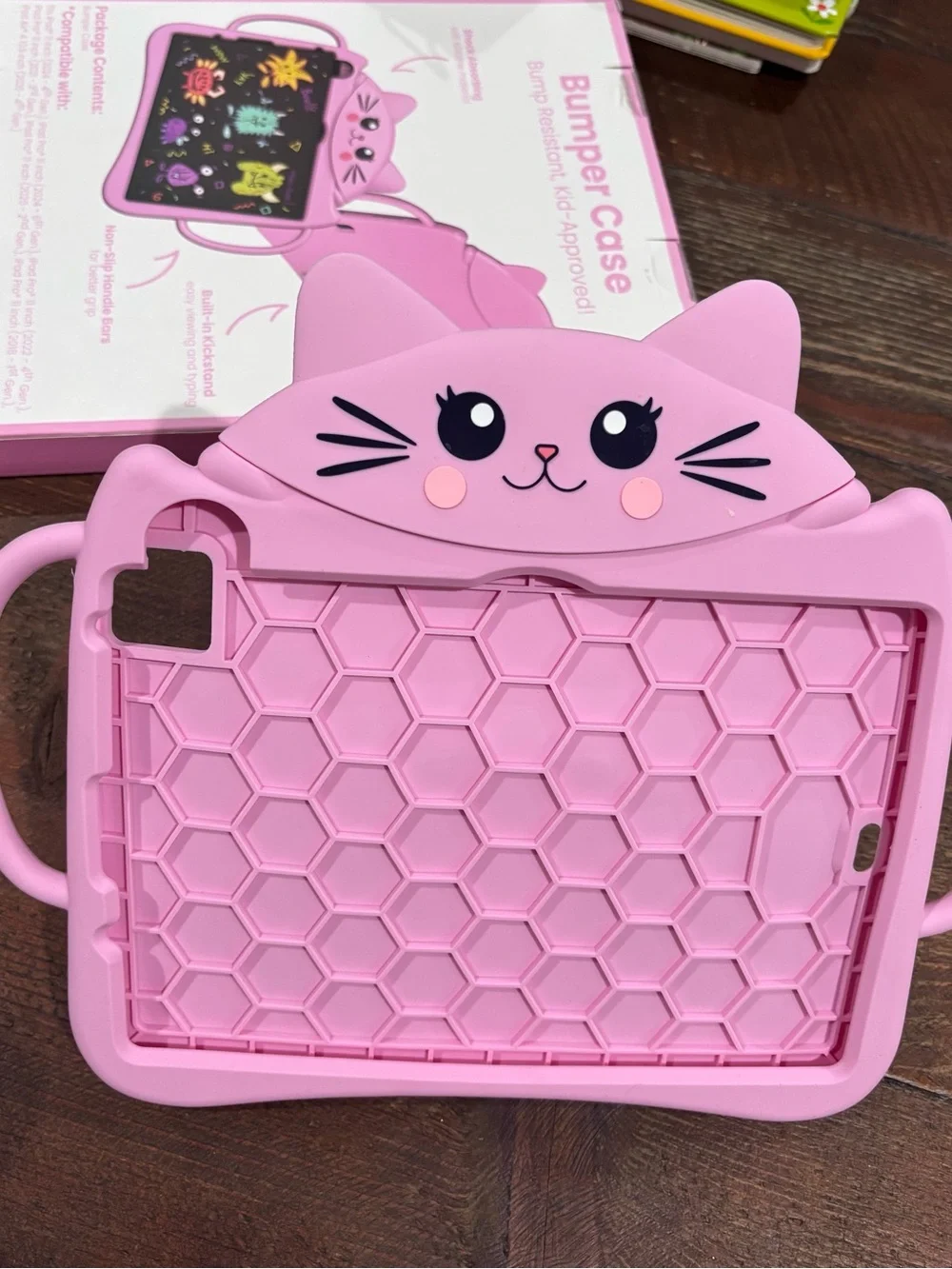 Pink Cat Kids iPad/iPad Pro/iPad Air Bumper Case 11